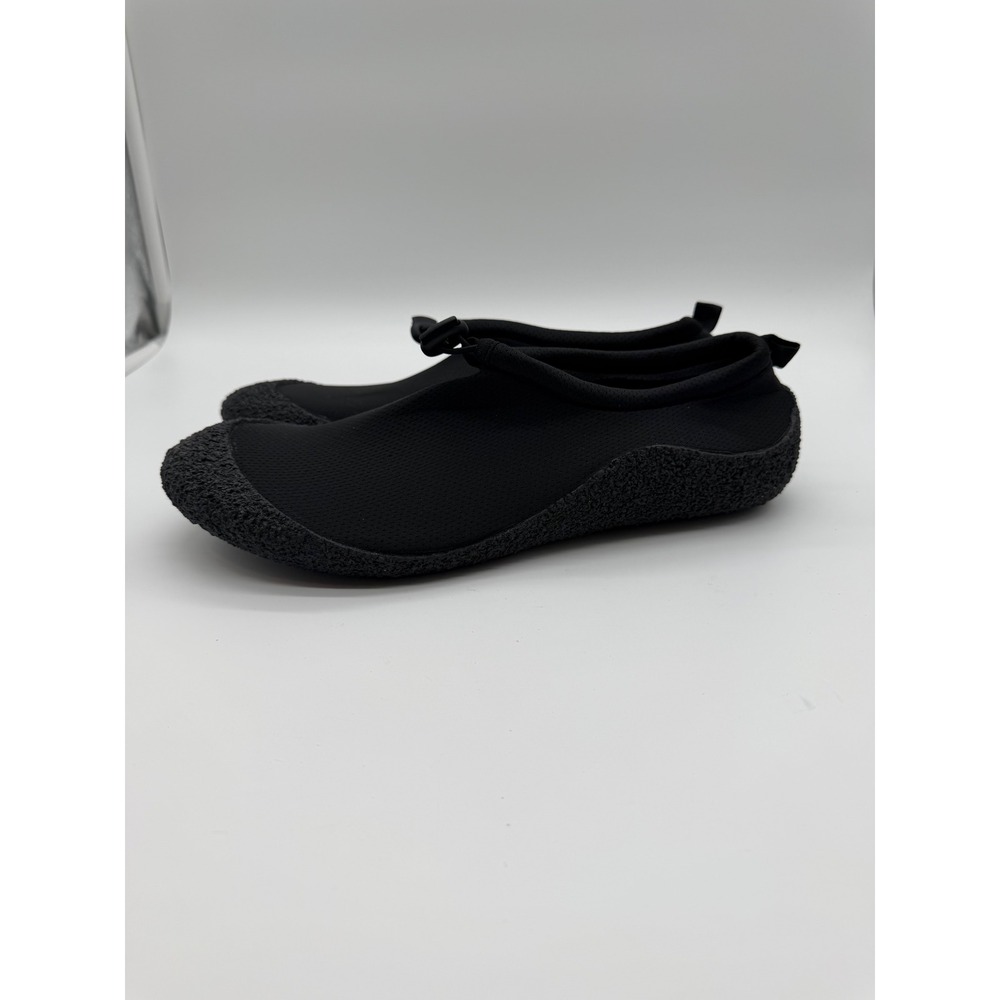 WHITIN Mens Minimalist Barefoot Water Shoes Black Wide Toe Box Size M11/W12.5